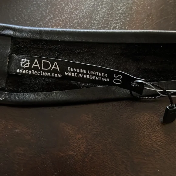 ADA Collection 3 Croco Wrap Leather Belt display picture 3